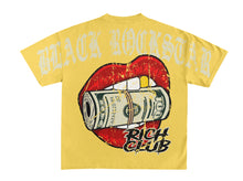 Load image into Gallery viewer, Mustard “Rich club 3 ” Max Heavyweight&quot; T-Shirt  oversized fit
