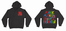 Load image into Gallery viewer, Black “No new Friends“ hoodie
