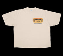 Load image into Gallery viewer, Off white  “Pound Town” Max Heavyweight&quot; T-Shirt DROP SHOULDER oversized fit
