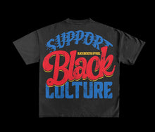 Load image into Gallery viewer, Max Heavyweight Black &quot;Culture&quot; T-Shirt Drop Shoulder fit
