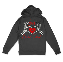 Load image into Gallery viewer, “Love never dies” Hoodie
